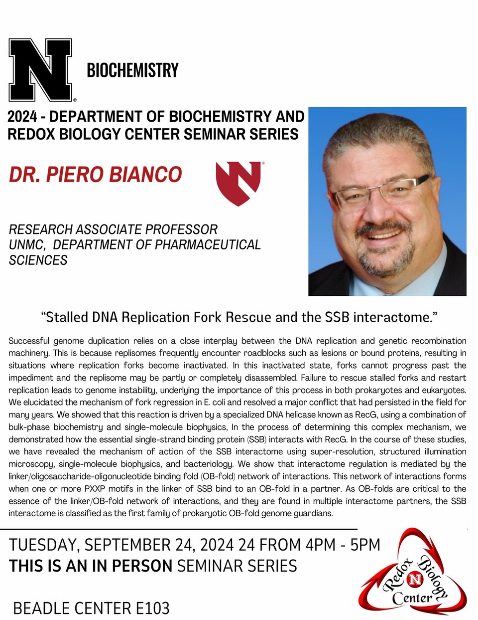 Dr. Bianco Seminar